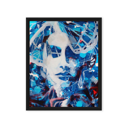 VEILED VISIONS | Framed Canvas Print