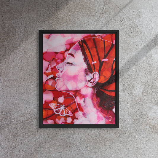 REBIRTH AND GRACE | Framed Canvas Print