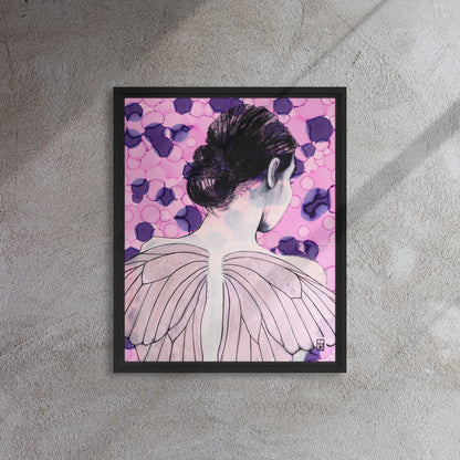 ENCHANTED WINGS | Framed Canvas Print