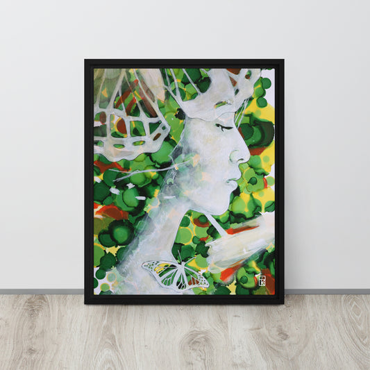 ELEGANT METAMORPHOSIS | Framed Canvas Print