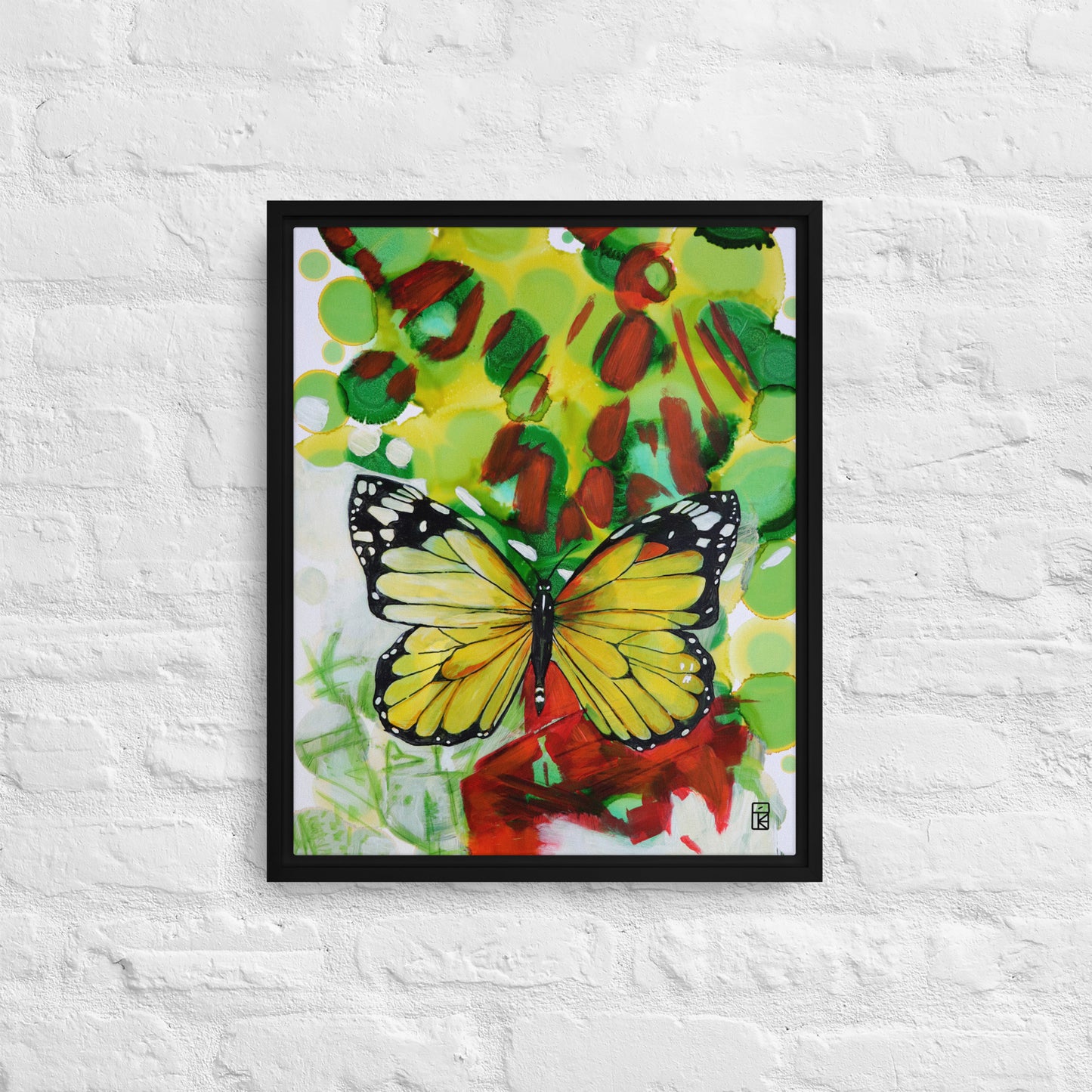 DANCING WITH LIGHT | Framed Canvas Print