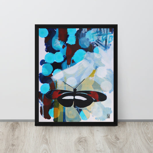 FLIGHT TO LIBERATION | Framed Canvas Print