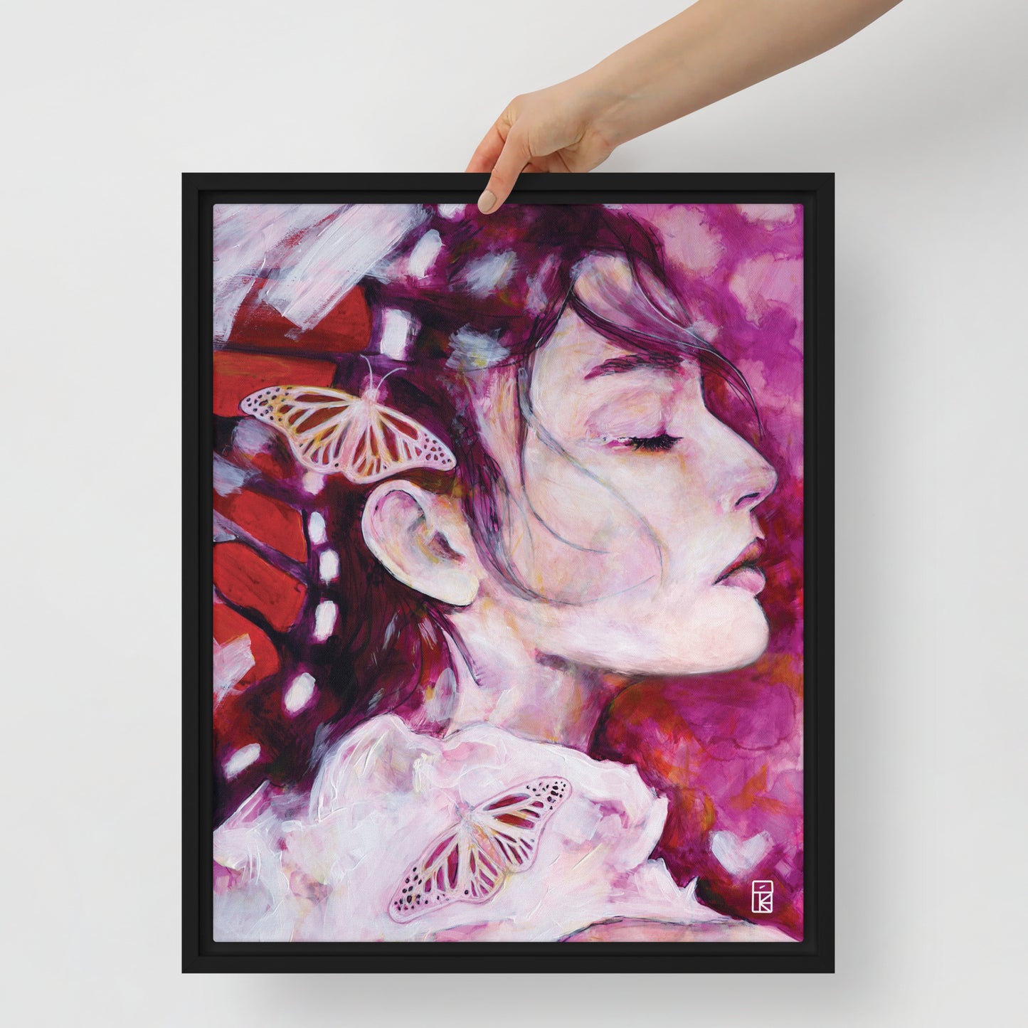 WHISPERS OF RENEWAL | Framed Canvas Print