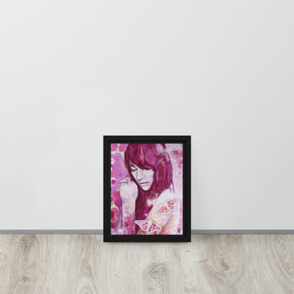 FLUTTERING WONDERS | Framed Canvas Print