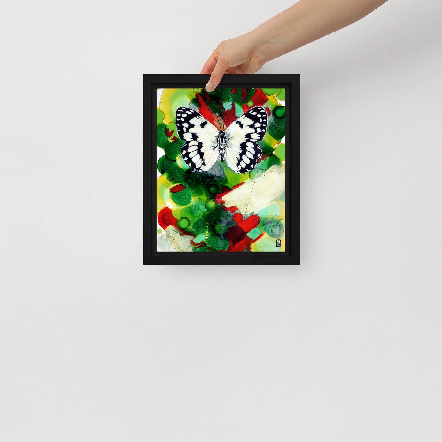 METAMORPHOSIS IN FLIGHT | Framed Canvas Print