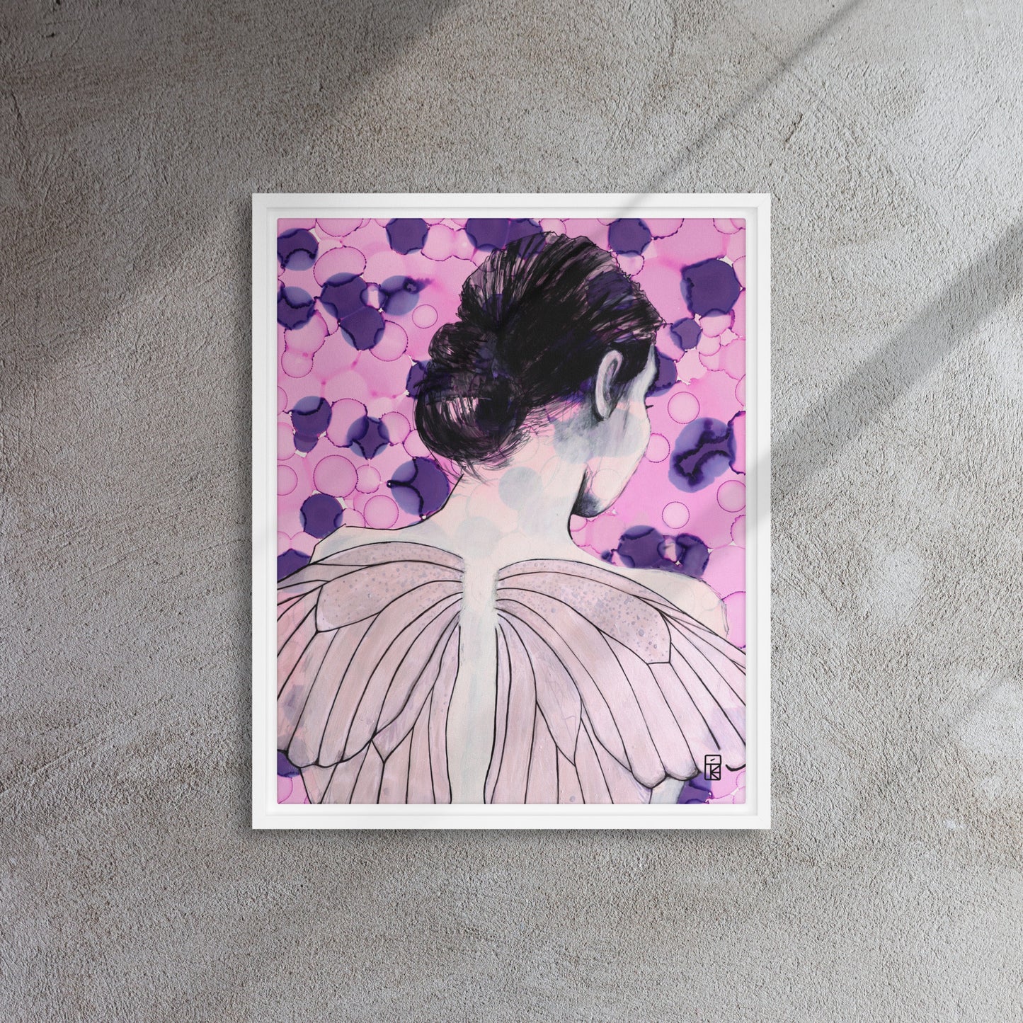 ENCHANTED WINGS | Framed Canvas Print