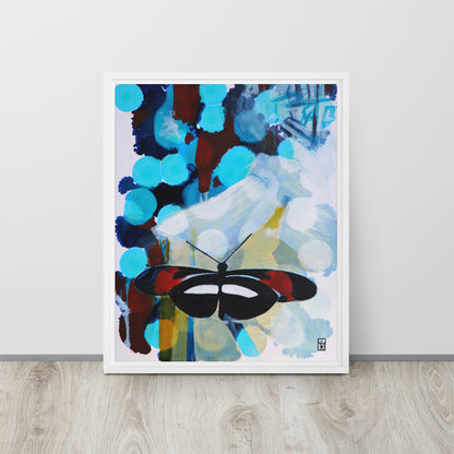 FLIGHT TO LIBERATION | Framed Canvas Print