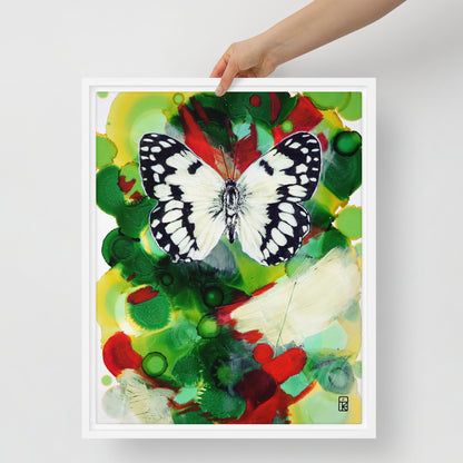 METAMORPHOSIS IN FLIGHT | Framed Canvas Print