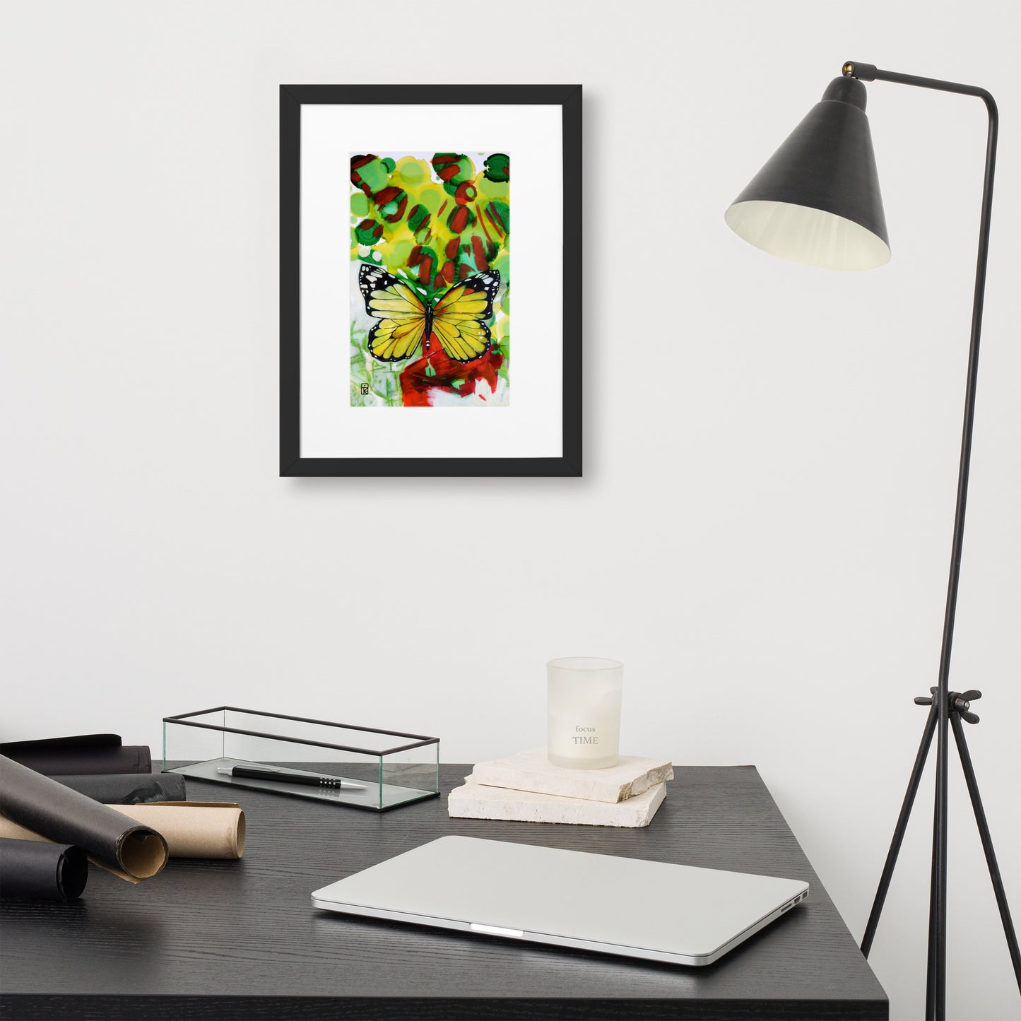 DANCING WITH LIGHT | Matte Paper Framed Poster Print